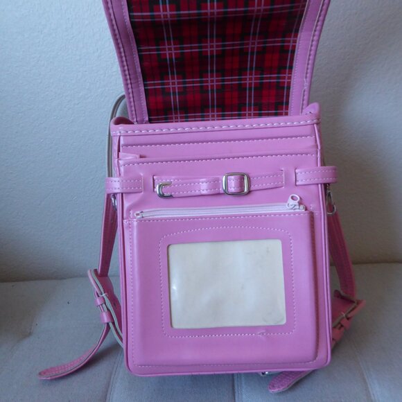 Kazama Brand Japanese Pink Randoseru Cow Leather Backpack Used Condition Japan - Picture 11 of 16